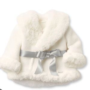 NWOT American Girl Soft as Snow Coat